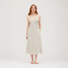 Load image into Gallery viewer, Wrap Midi Dress in Oat