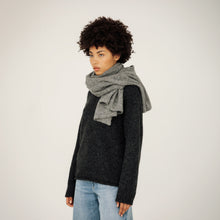 Load image into Gallery viewer, Alpaca Travel Wrap in Grey Malange