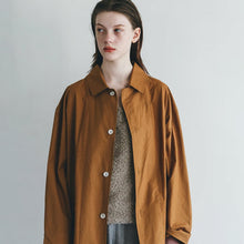 Load image into Gallery viewer, Cotton Riddhi Coat in Amber