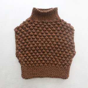 Garbanzo Vest in Brown