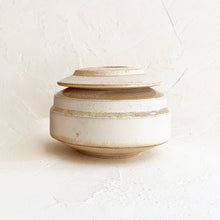 Load image into Gallery viewer, Lidded Vessel in Cotton White