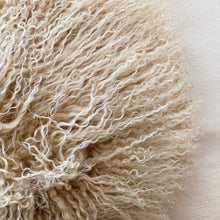 Load image into Gallery viewer, Round Mongolian Sheepskin Pillow