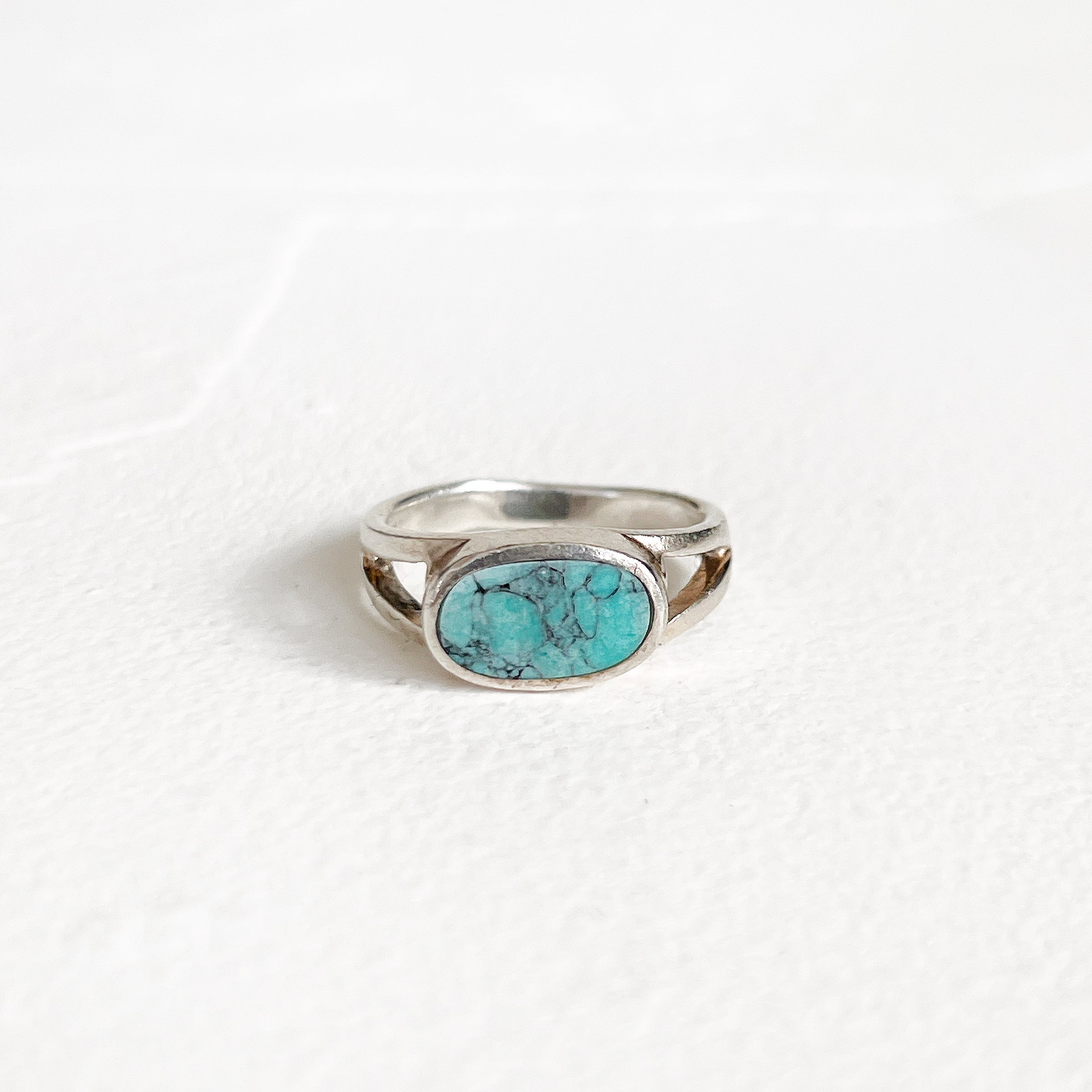 Sterling & Light Turquoise Ring