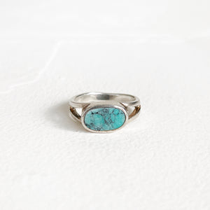 Sterling & Light Turquoise Ring