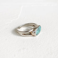 Load image into Gallery viewer, Sterling &amp; Light Turquoise Ring