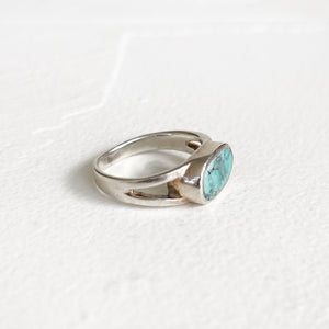 Sterling & Light Turquoise Ring