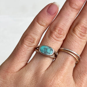 Sterling & Light Turquoise Ring