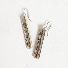 Load image into Gallery viewer, Sterling Etched Earrings