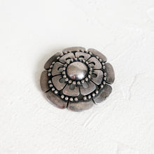 Load image into Gallery viewer, Sterling Zinnia Brooch