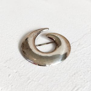 Sterling Vortex Brooch