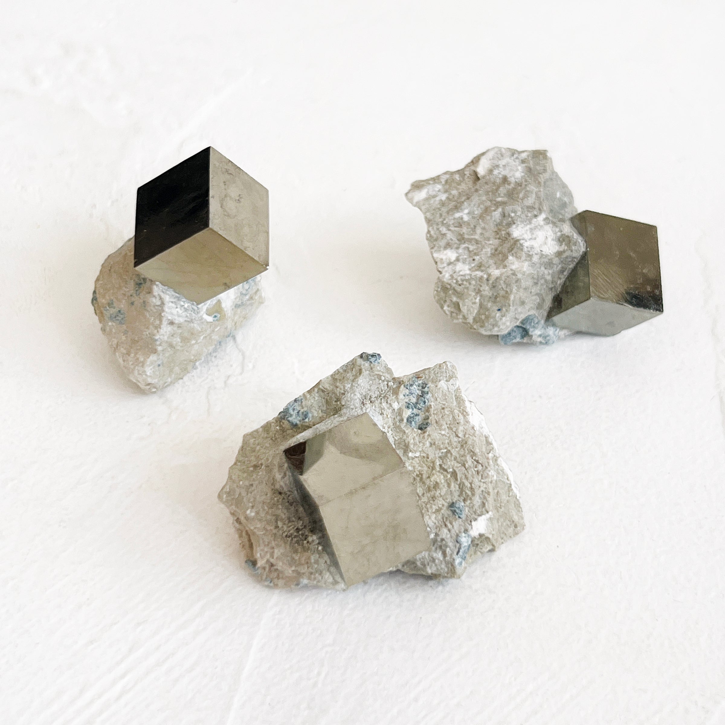 Cubic Pyrite on Matrix