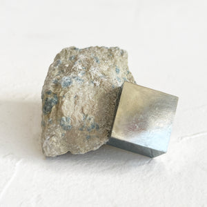 Cubic Pyrite on Matrix