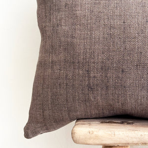 Margaux Linen Pillow in Ash