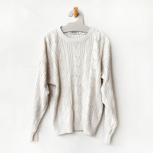 Load image into Gallery viewer, Vintage Cream Varsity Sweater