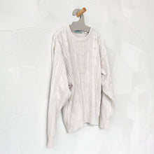 Load image into Gallery viewer, Vintage Cream Varsity Sweater