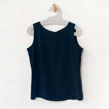 Load image into Gallery viewer, Vintage Black Silk Tank