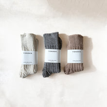 Load image into Gallery viewer, Alpaca Bed Socks in Cream