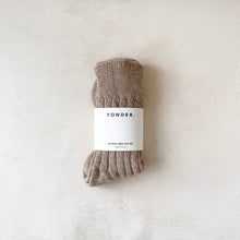 Load image into Gallery viewer, Alpaca Bed Socks in Fawn