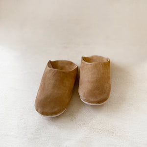 Suede Babouche Slippers