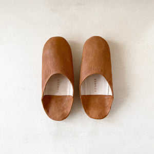 Leather Babouche Slippers