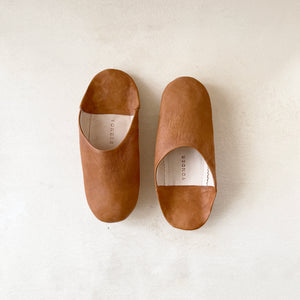 Leather Babouche Slippers