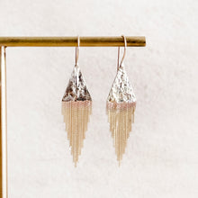 Load image into Gallery viewer, Triangle Dangle Earrings