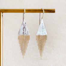 Load image into Gallery viewer, Triangle Dangle Earrings