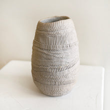 Load image into Gallery viewer, Coiled Vase in Stone