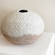 Load image into Gallery viewer, Coiled Vase in Cream and Brown