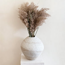 Load image into Gallery viewer, Large Coiled Vase in Cream and Brown