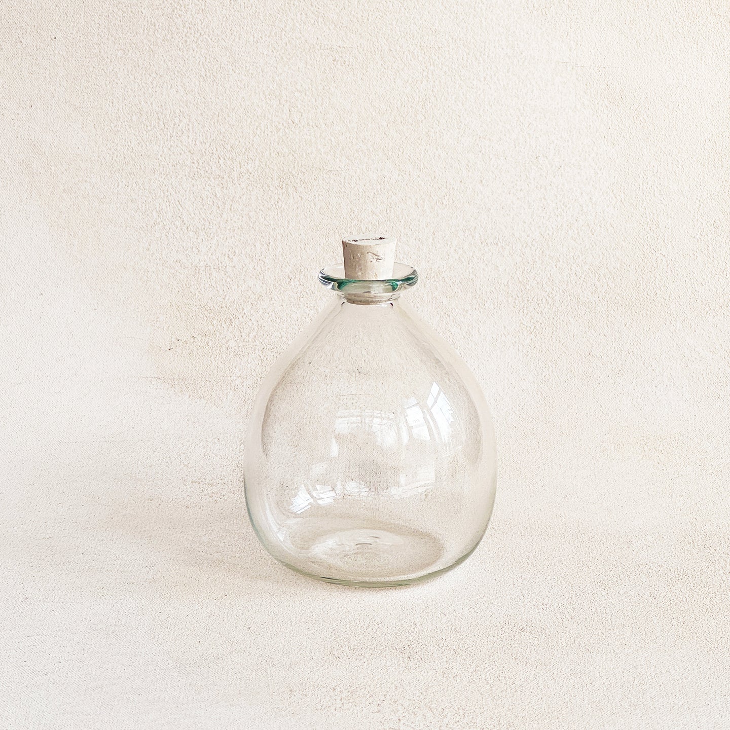 Hand-Blown Glass Carafe