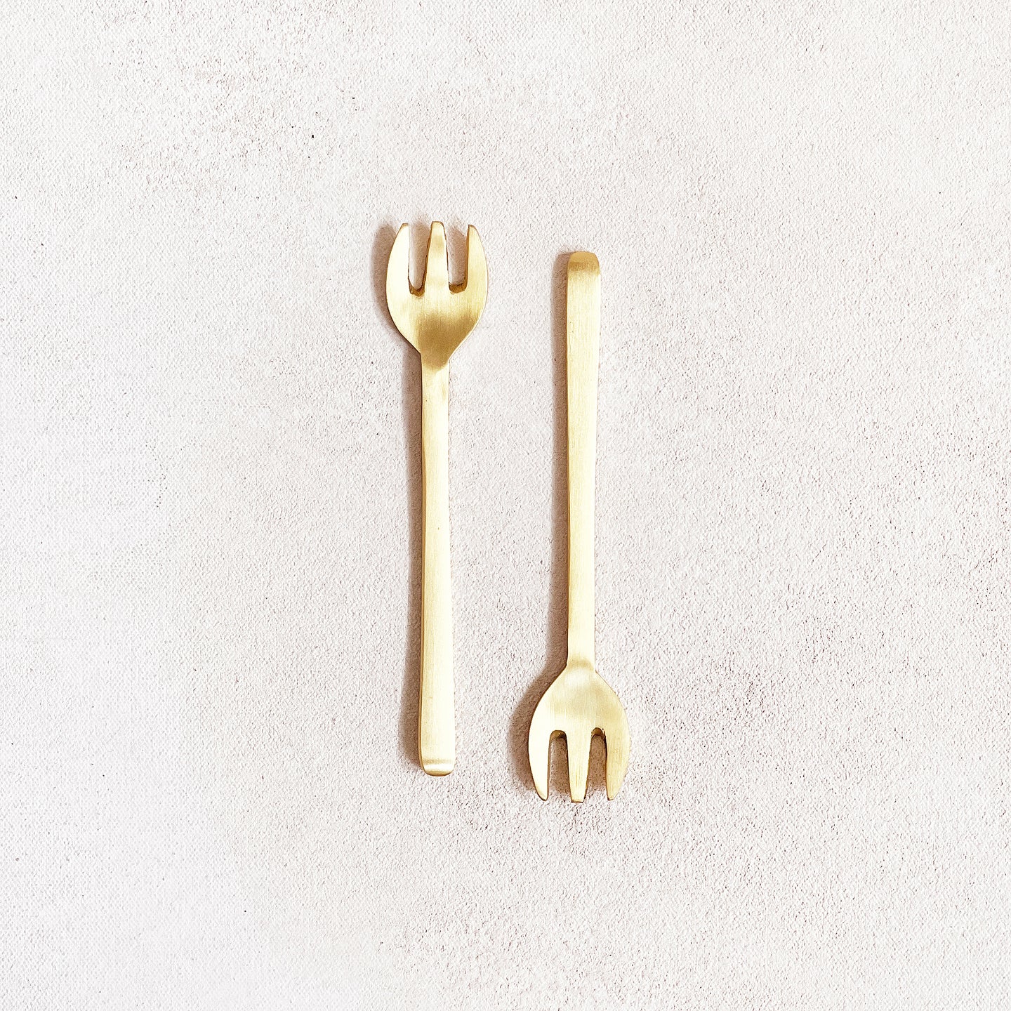 Brass Dessert Fork