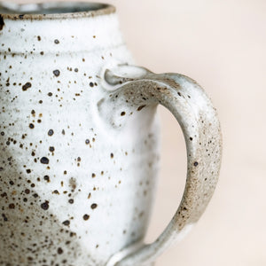 Colletti Ceramic Pitcher in Cream and Olive