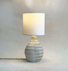 Carved Lamp in Shell