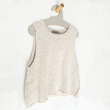 Load image into Gallery viewer, Alpaca and Cotton Vest in Stone White