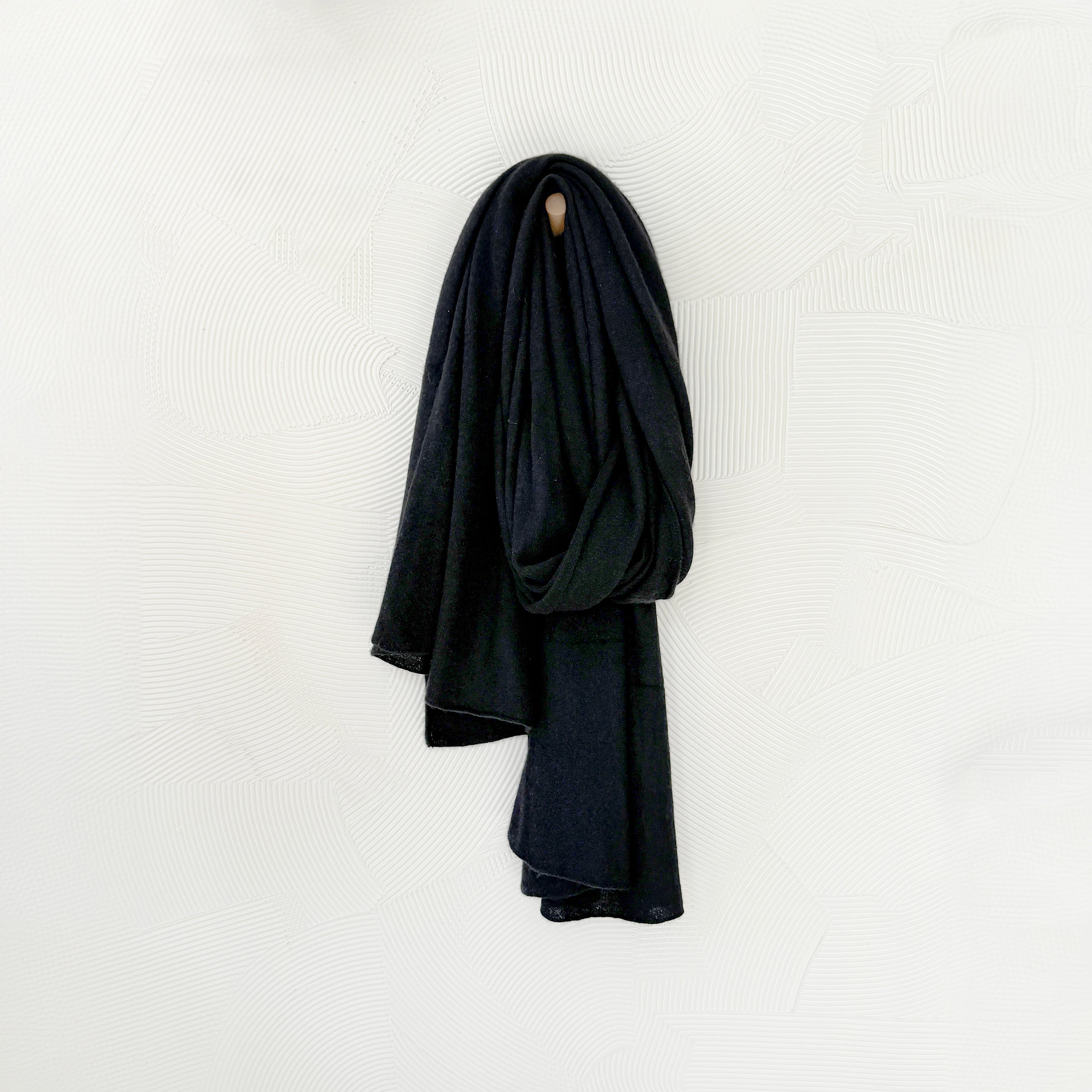 Black Cashmere Wrap