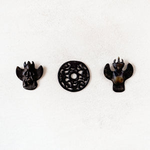 Vintage Japanese Brass Amulets
