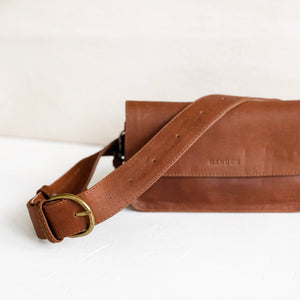 Ziggy Leather Bag in Tan