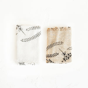 Botanical Print Naturally Dyed Bandana