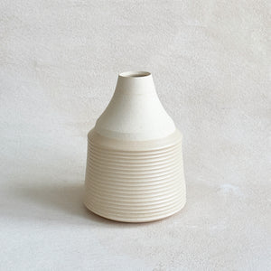 Bottle Vase in Eggshell