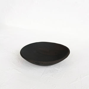 Clay Smudging Bowl in Raw Black
