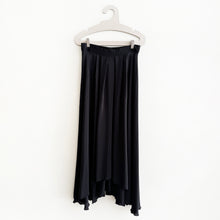 Load image into Gallery viewer, Silk Peony Skirt in Black