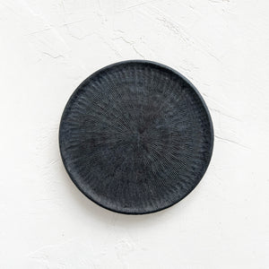 Textured Plate in Black