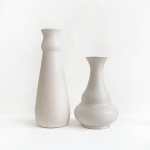 Modern Vase in Blush White