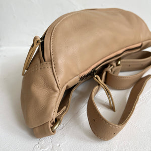 Atlas Leather Bag in Sand