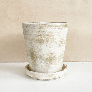 White Patina Studio Planter