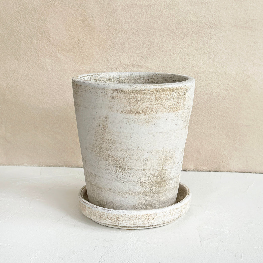 White Patina Studio Planter