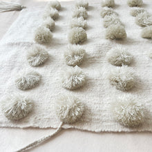 Load image into Gallery viewer, Wool Pom Wall Hanging in Cream