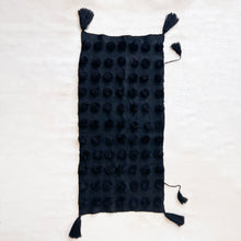 Load image into Gallery viewer, Wool Pom Wall Hanging in Black