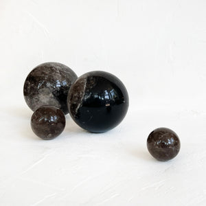 Smoky Quartz Spheres